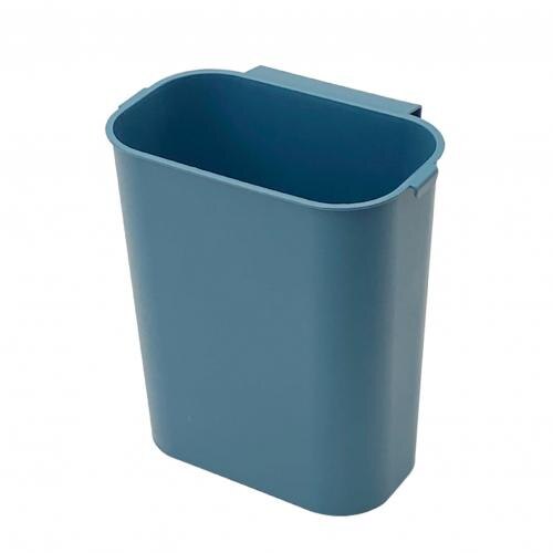 Large Capacity Waste Bins Kitchen Garbage Bin Wall Mounted Hanging Trash Can Kitchen Bathroom Waste Storage Bucket Trash Can: Blue