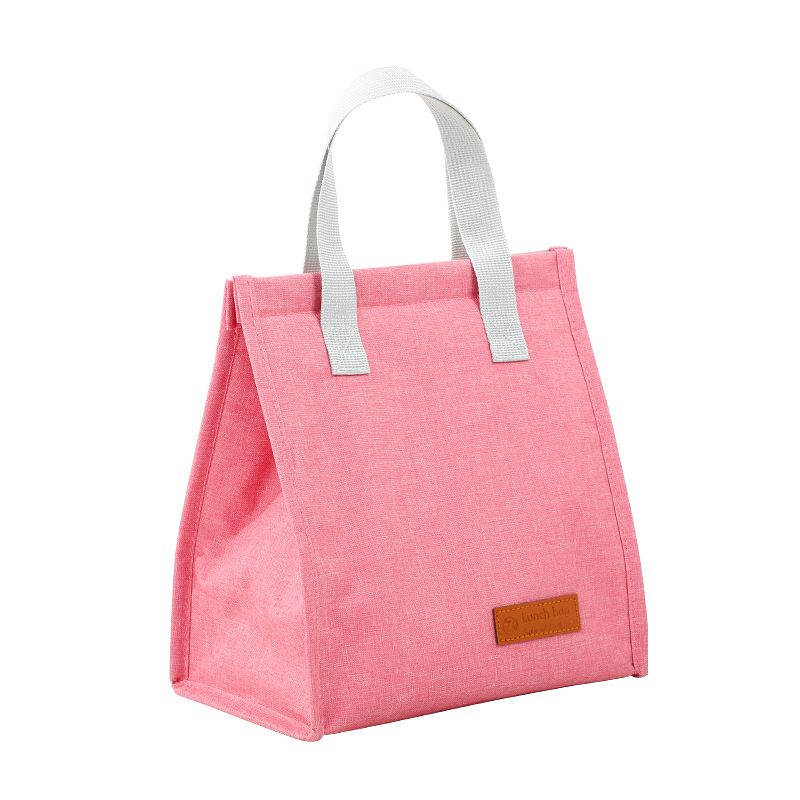 Large Capacity Square Thermal Lunch Bags Portable Cooler Bag Insulated Food Bags for Work School Picnic Bento Bags with Zipper: Khaki
