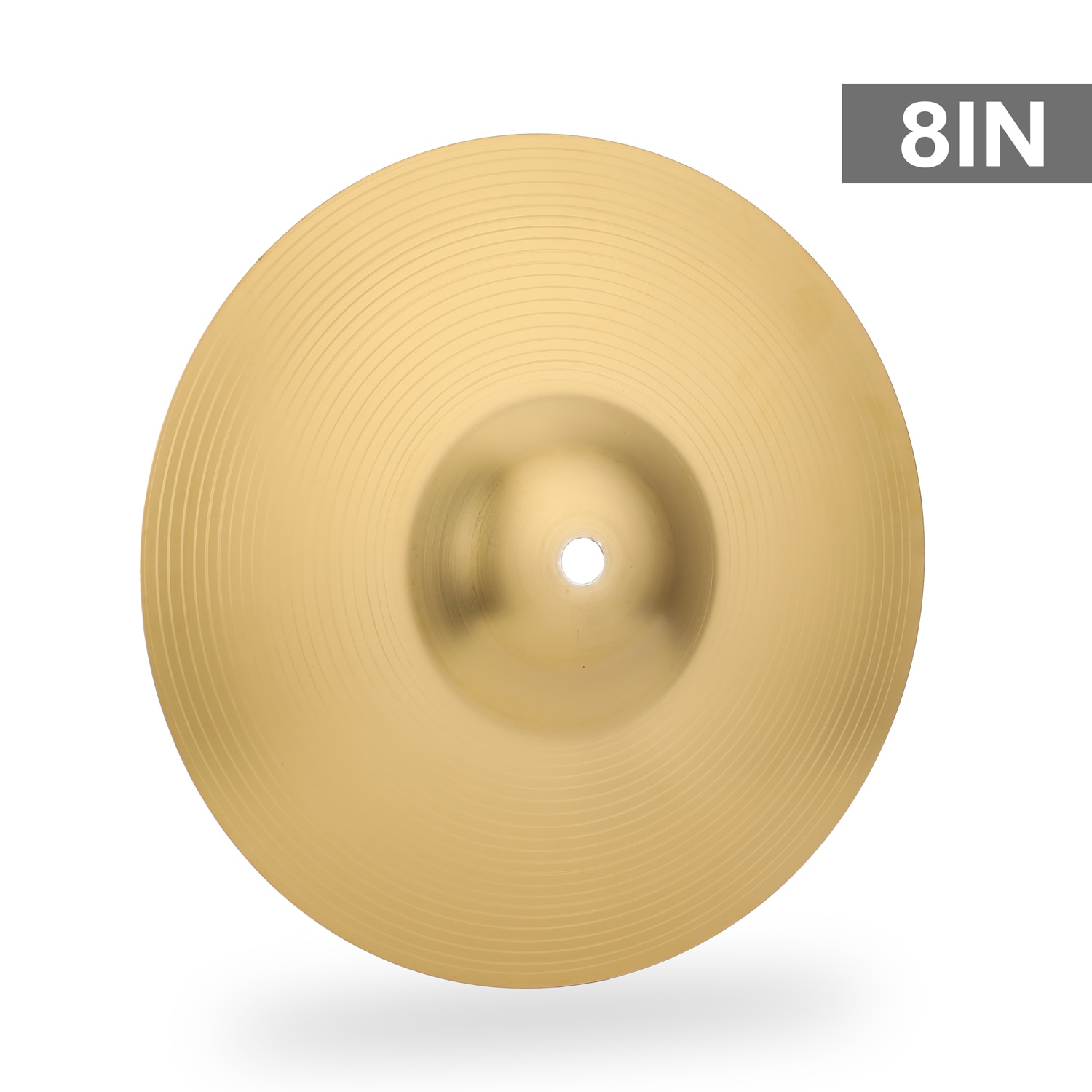 Brass Crash Cymbal Drum Instrument Cymbals Practical Alloy Cymbal for Percussion Instruments Players Beginners: 8