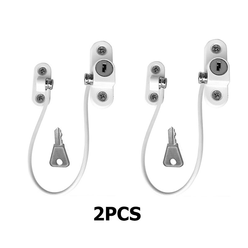 2/8 Stks/set Window Lock Bescherming Van Kinderen Baby Veiligheid Rvs Deurstopper Koelkast Sloten Baby Veiligheidsslot: PJ3269A