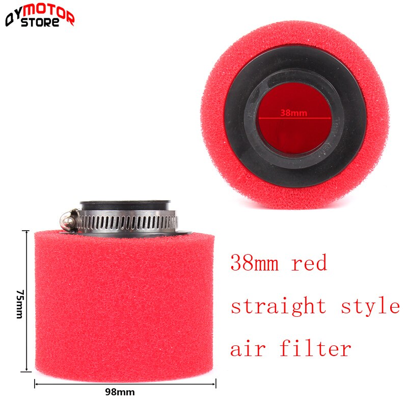 38Mm Atv Pit Dirt Bike 45 Graden Schuine Foam Air Filter Pod Cleaner 110cc 125cc Rode CRF50 XR50 Crf