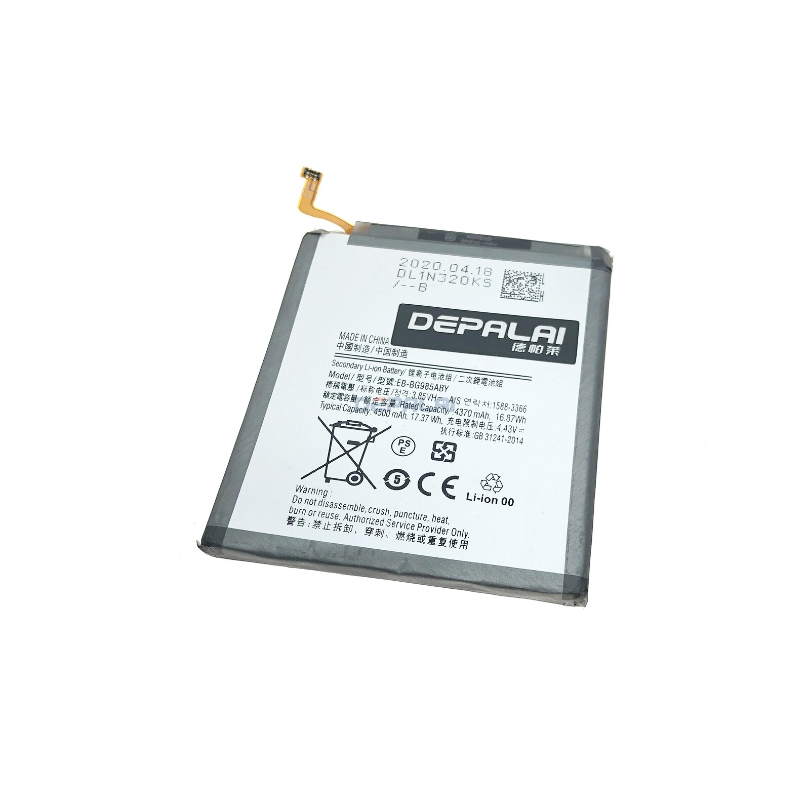 EB-BG985ABY Voor Samsung Galaxy S20 + S20 Plus S20Plus Vervangende Telefoon Batterij Authentieke Batterij 4500Mah