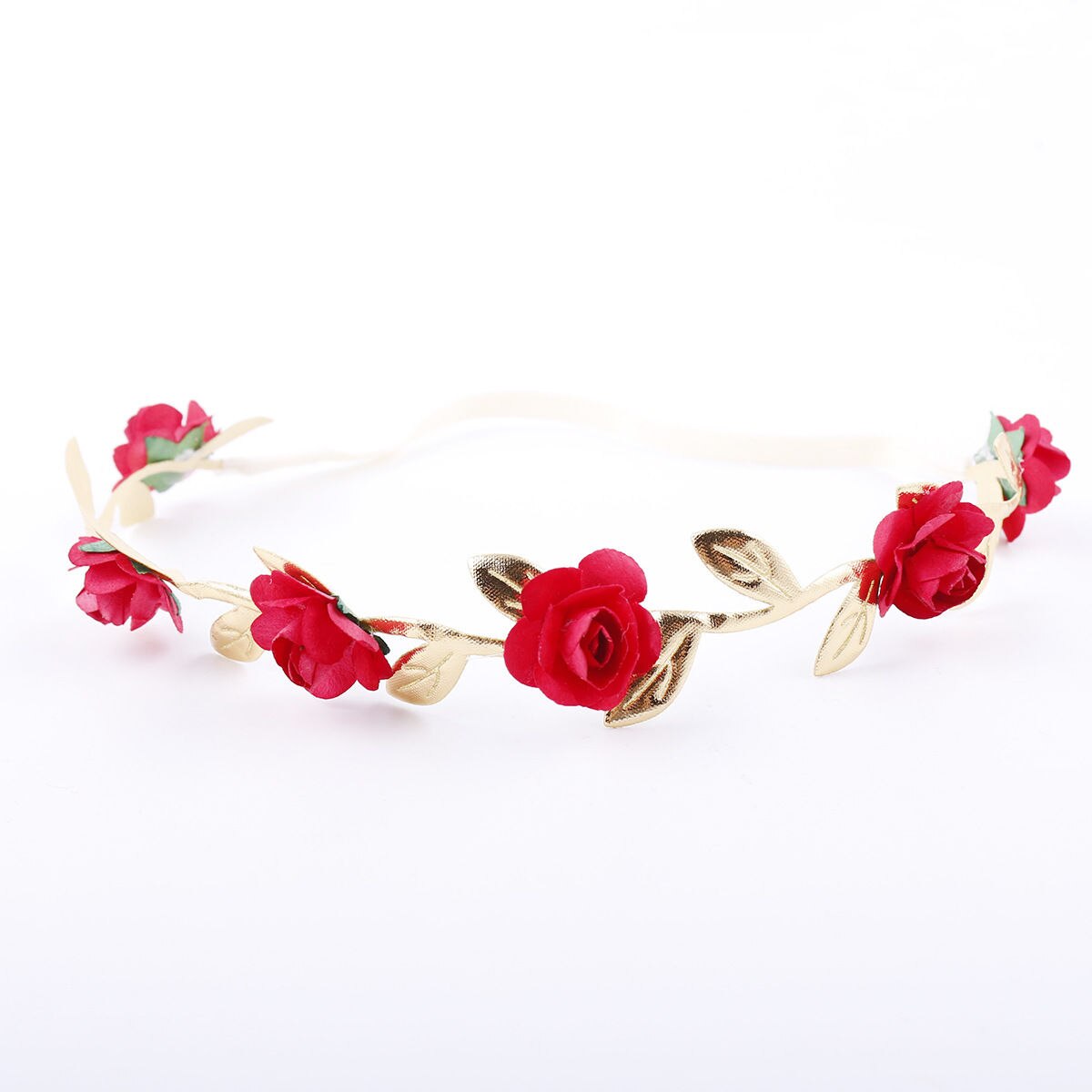 DIY Kids Baby Meisjes Peuter Gold Bladeren Haarband Hoofddeksels Hoofdband Party Prinses Zomer Accessoires