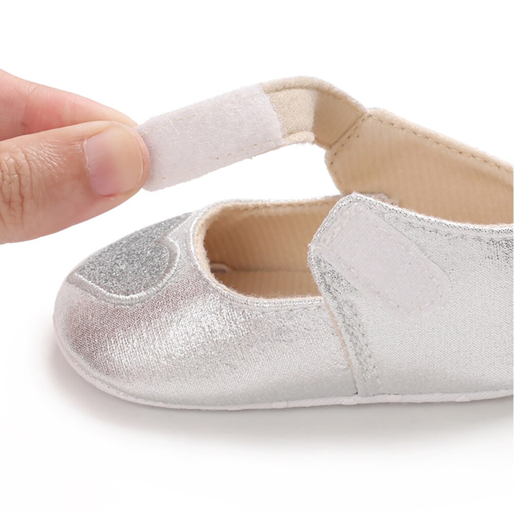 Baby krybbe barnevogn sko baby hjerte prinsesse sko baby fest kjole sko baby first walkers sko  d30