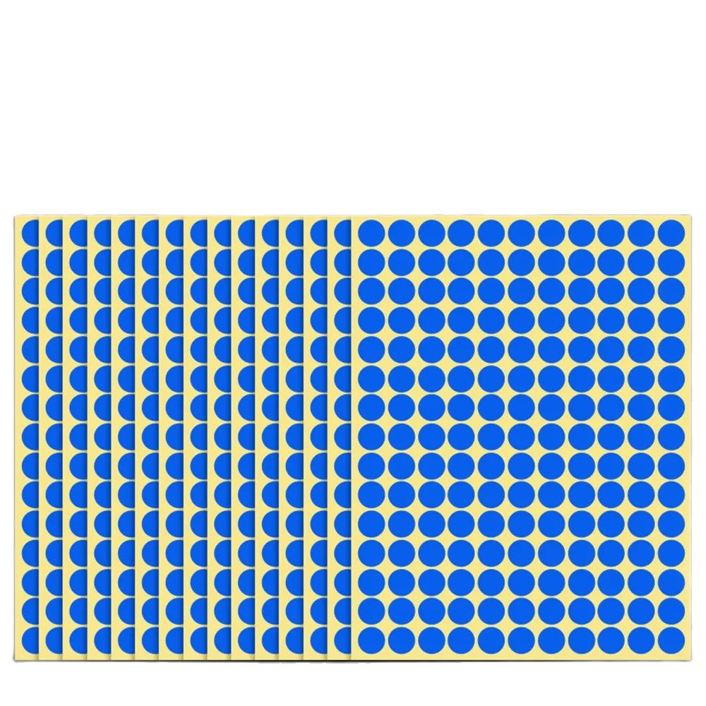 100 mm/10 cm, grote ronde stickers, 4 inch grote cirkellabelstickers, 15 vellen/zak: Lavendel