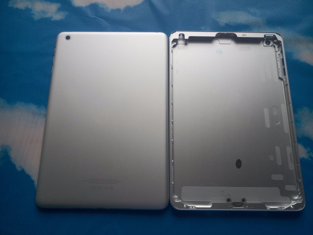 Back Cover Battery Housing Door Case For Ipad mini 2 mini2 A1489 A1432 WIFI /3G A1455 A1490 version Grey Silver color