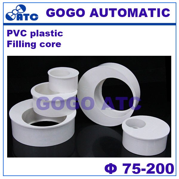 PVC and durable Filling core O.D 75-200 mm Drain pipe eccentric reducer joint Down pipe fittings