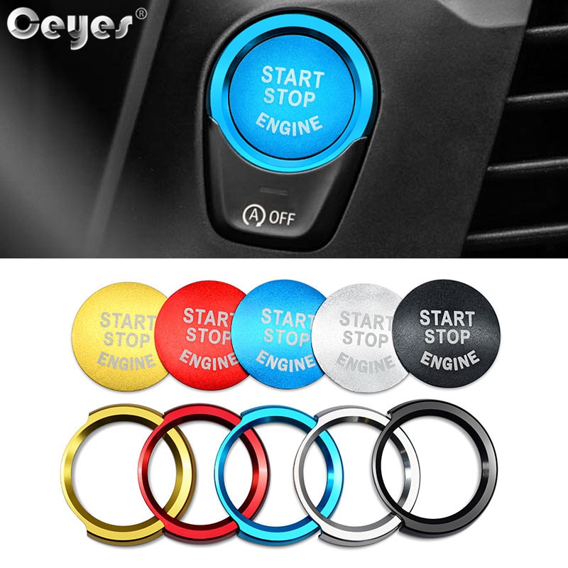 Ceyes Auto Motor Start Stop Decoratie Ring Auto Styling Case Voor Bmw 4 3 2 1 Serie F30 F20 F32 x1 F48 F45 Interieur Accessoires