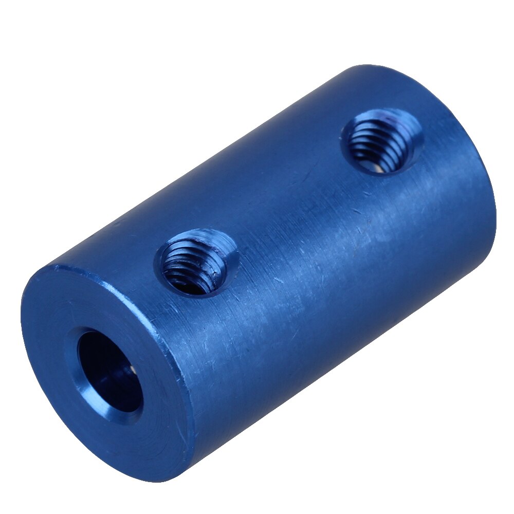 2 Stuks 5Mm-6Mm Aluminium As Robot Stijve Koper Motor Koppeling Koppeling Blauw