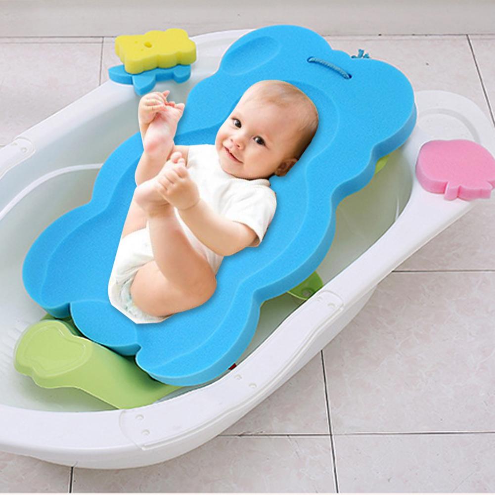 Baby Anti-slip Sponge Foam Pad Imitation Of Uterus Environment Baby Bath Tub Bathing Pad Infant Shower Baby Care