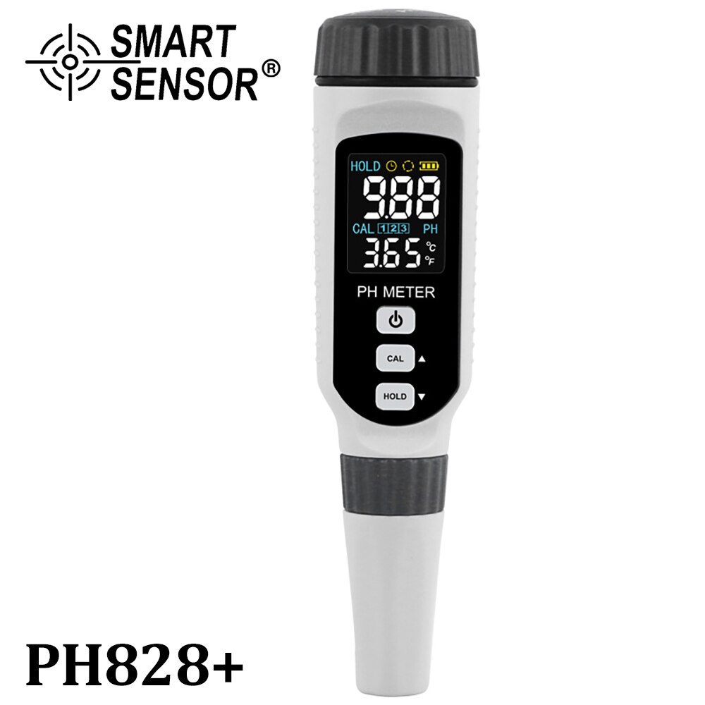 PH828 Pen Type Ph Detector Hoge Precisie Industriële Water Ph Ph Water Analyzer Kleur Display Opladen