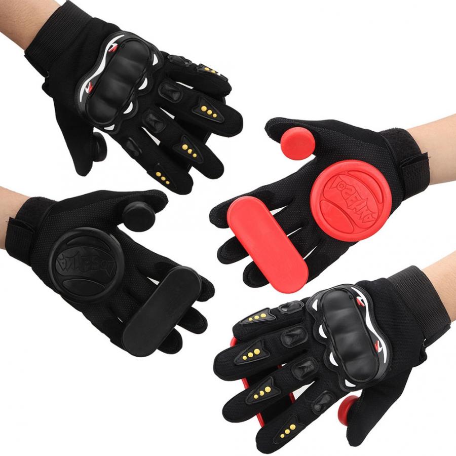 1 paar Longboard Handschuhe Tragen-Beständig Longboard Handschuhe Verdickt Triple Slider Handschuhe Atmungs Skateboard Sport Zubehör