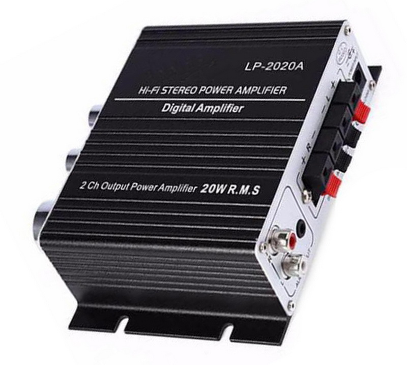 Lepy bilförstärkare  lp2020a 20w d stil hi-f i minidigita lauoto dator /mp3/ dvd palyer/smartphon alumiunum förstärkare