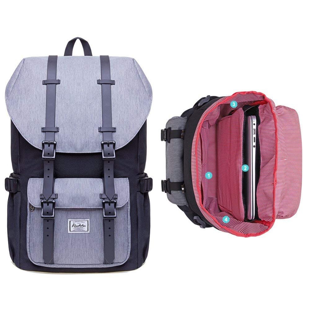 Kaukko Mochilas Mochila Escola Laptop Sacos de Viagem dos homens das Mulheres para 15.6 Polegada Notebook Casual Daypacks Mochilas