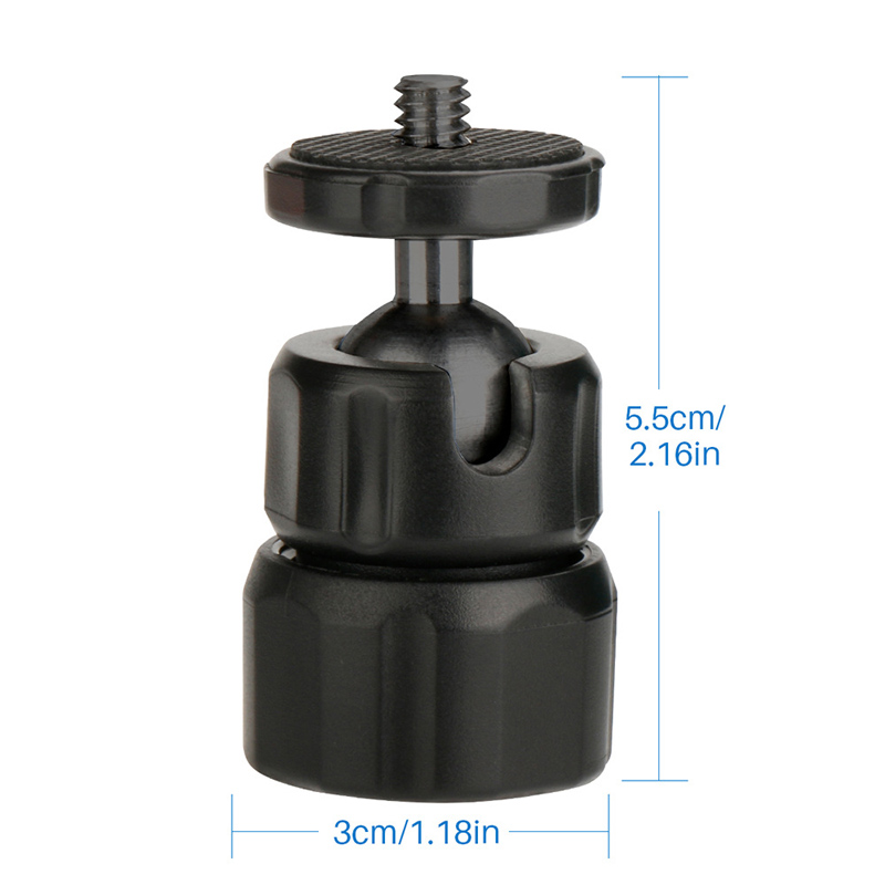 Mini Stativ Ball Kopf mit 1/4 Zoll Gewinde Basis für DSLR Kamera Camcorder SP99