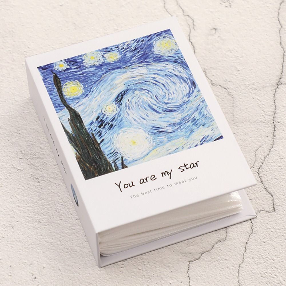 Cute Cartoon 4R Photo Album Multicolor 100PCS Album Collection PVC Memorial Book Photo Albums Recall Good Time: Yellow