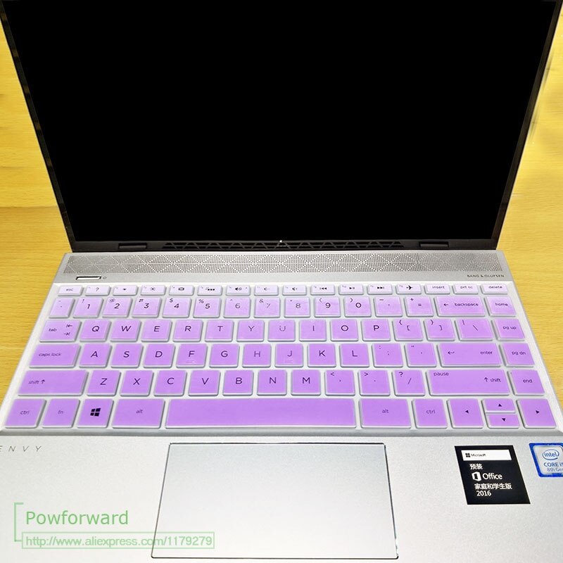 Laptop Keyboard Cover for HP Envy 13 & Spectre x360 13.3 Inch - Silicone Protector