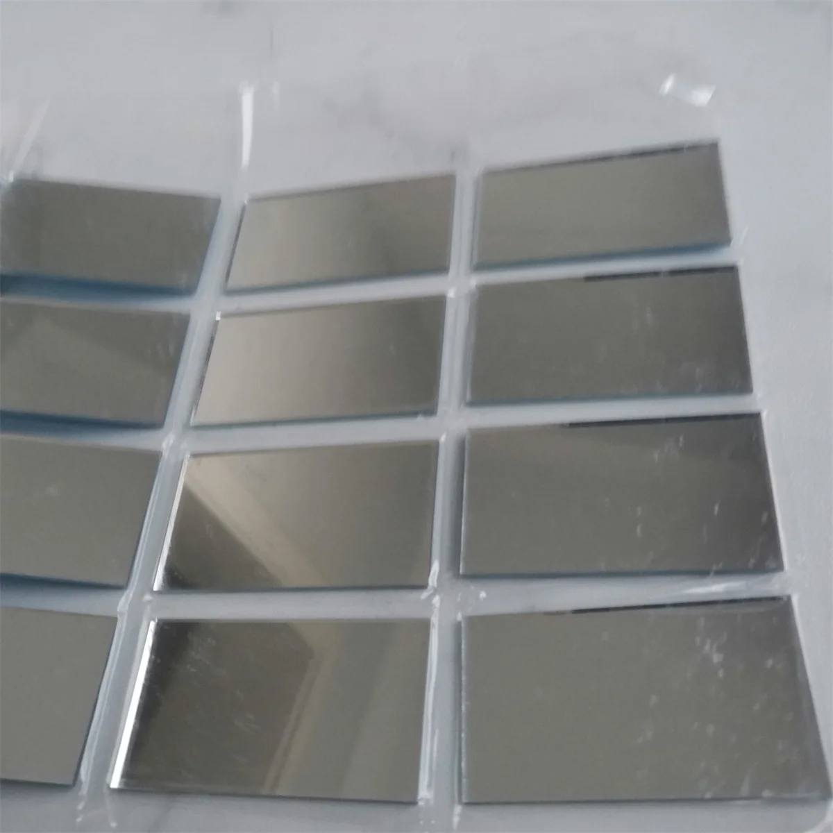 Espejos de superficie frontal de tamaño pequeño, alta reflectividad para proyectores, escáneres, instrumentos ópticos de precisión, accesorios DIY, 2 unids/lote