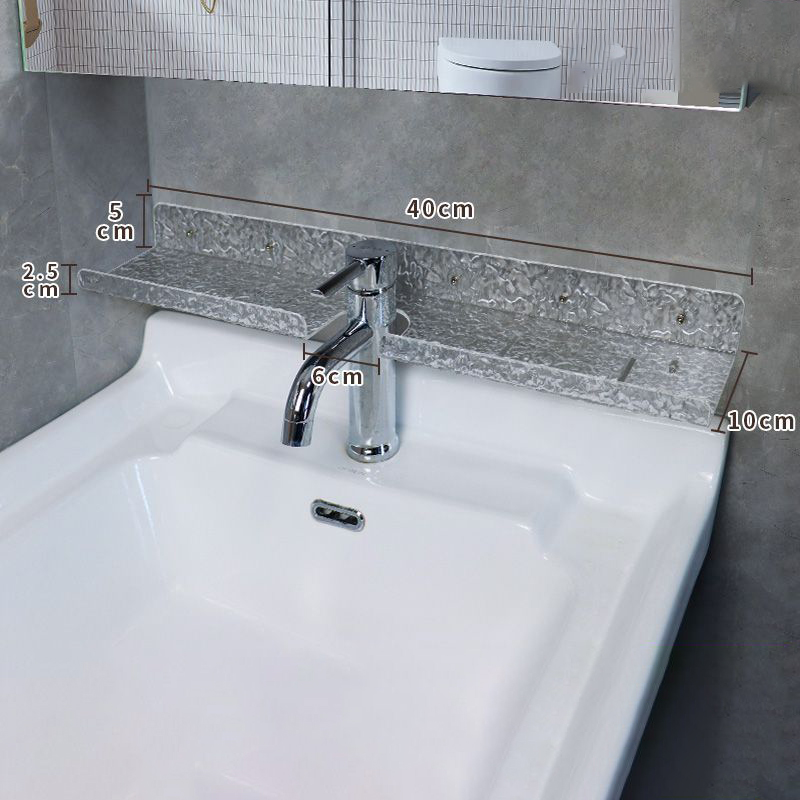 Acrylic Bathroom Shelf Organizer Over The Faucet,Bathroom Sink Shelf Over Faucet,Countertop Organizer Kitchen Above Sink Rack: army green