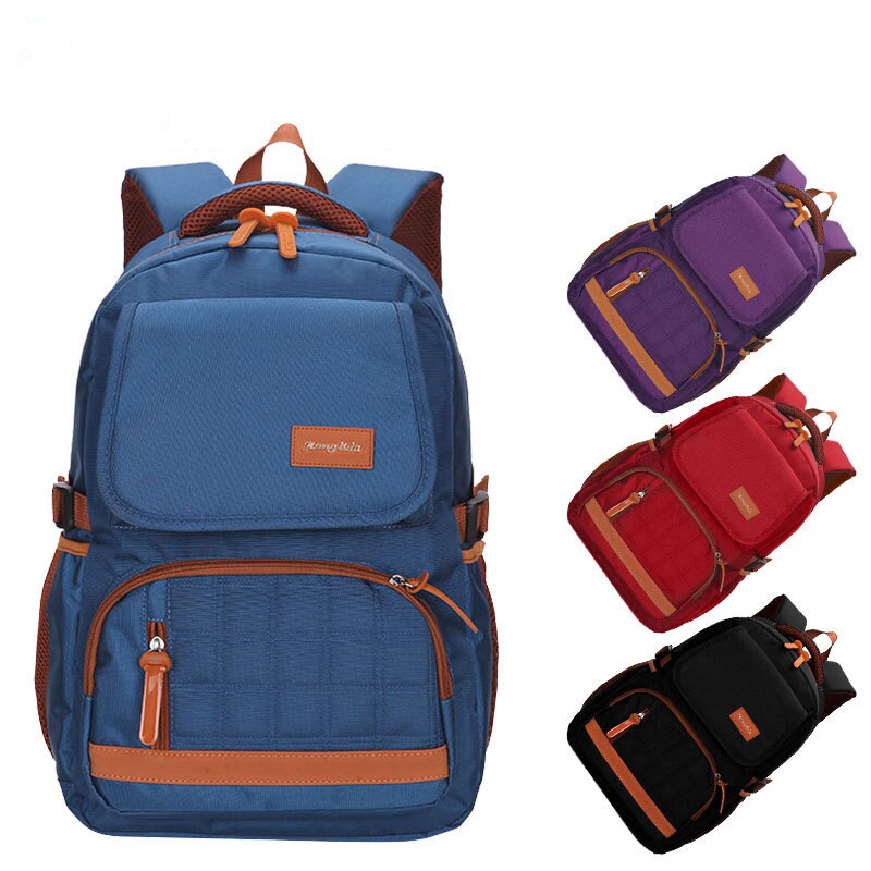 British style Men women's backpack student waterproof large capacity school bag Notebook backpack Daily backpack