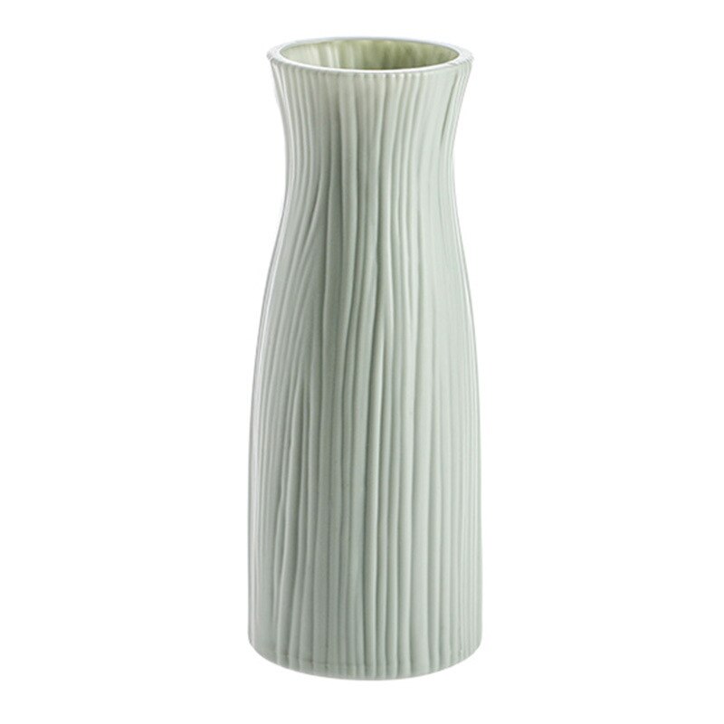 Plastic Bloem Vaas Decoratie Thuis Witte Vazen Imitatie Keramische Vaas Bloempot Decoratie Nordic Stijl Bloem Mand Vazen: SK-LS