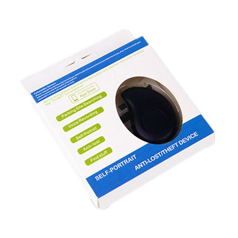 Mini Bluetooth GPS Trackers sans fil Anti-perte alarme enfant sac portefeuille clé Finder GPS localisateur perdu rappeler pour voiture Pet: Black