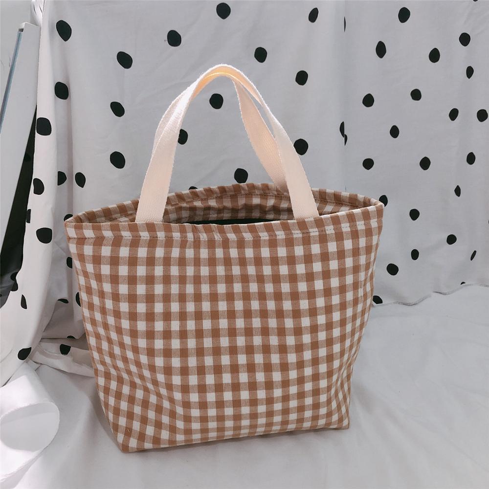 small fruit bag women's summer handbag beach tote bag woman meal handbags women food bolsos mujer lunch bag for kids: Khaki