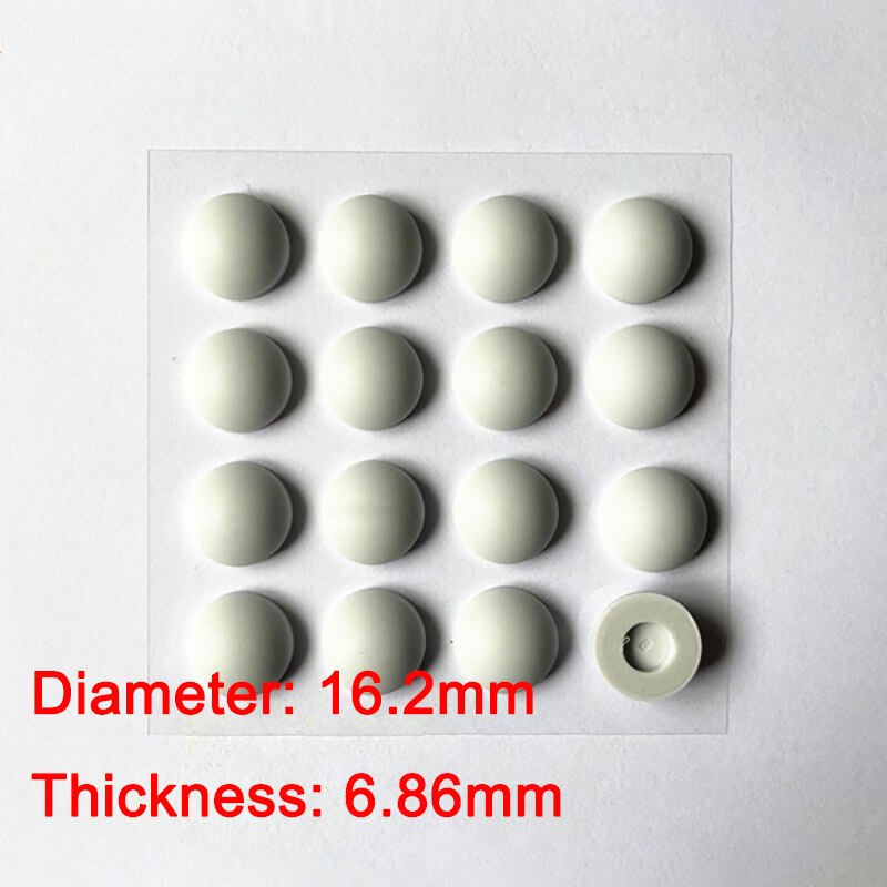 Laptop rubber feet for Dell MSI Lenovo ASUS HP Acer Samsung light gray round feet Foot pad 16.2mm