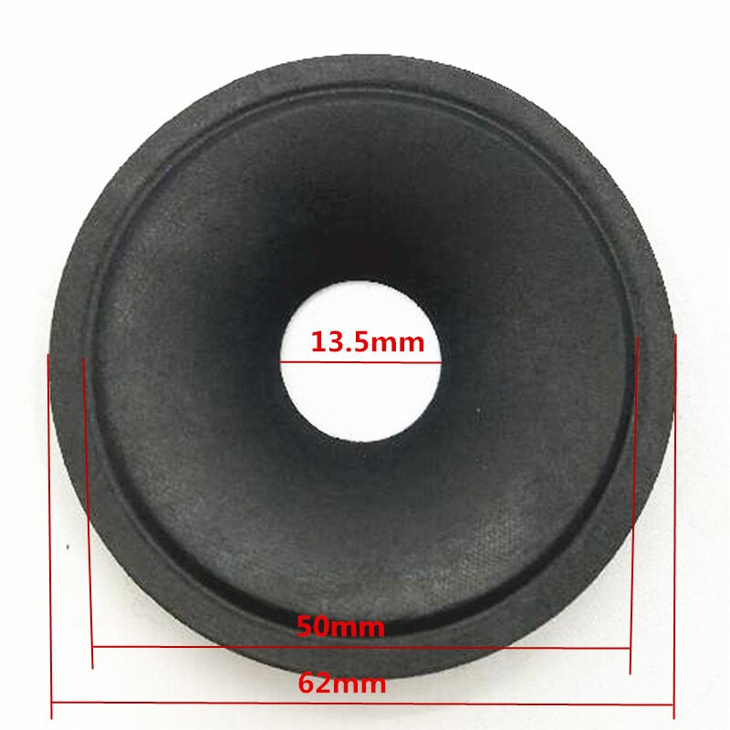 3 Pcs/lot 2.5 Inch Speaker Paper Cone Tweeter Pure Cones Basin 62 MM 13.5 MM Core 10.5MM Height DIY Repair Parts