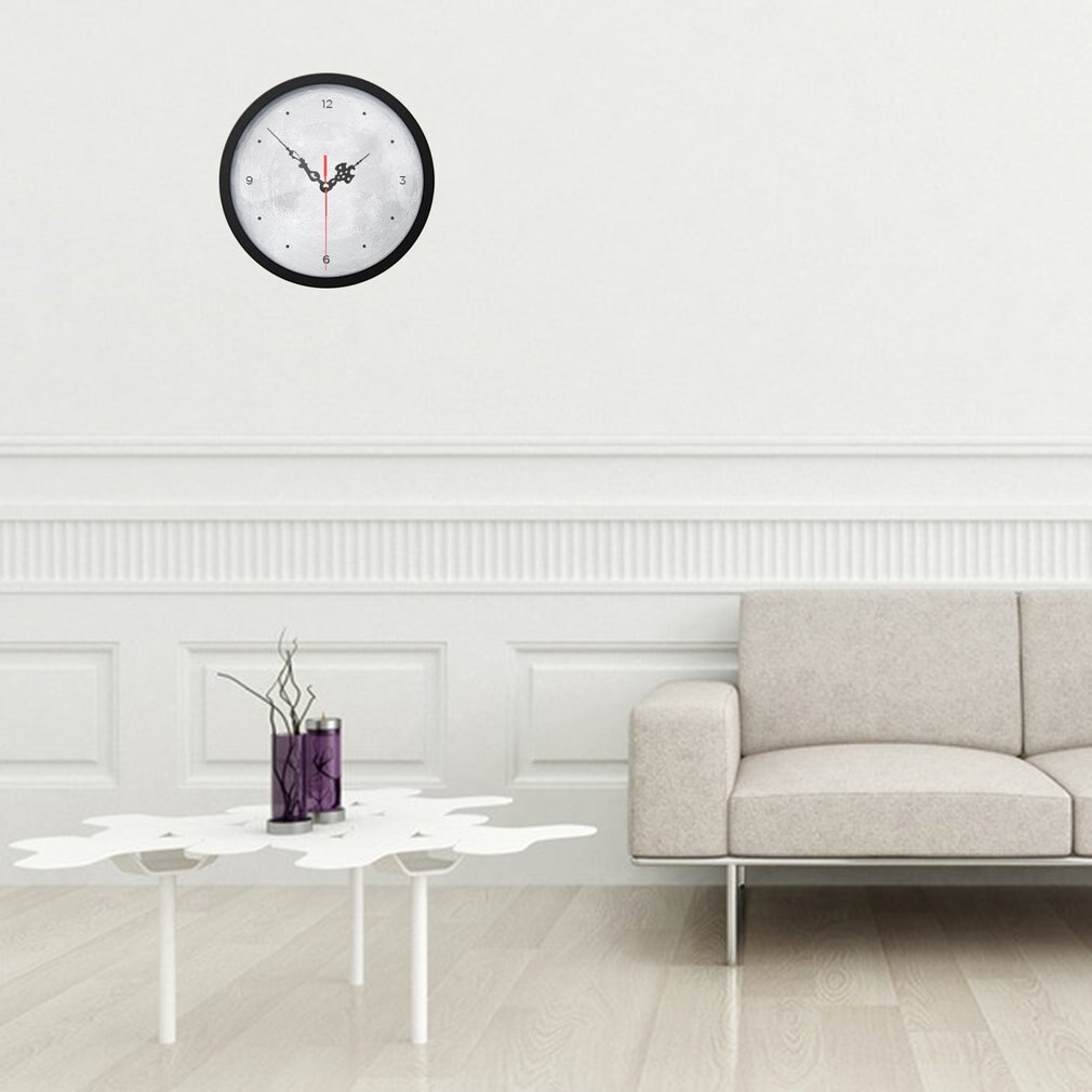 DIY silent quartz clock movement mechanism large wall clock Spindle Black Red hands Repair replacement parts Tool