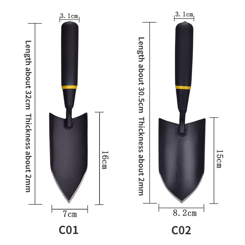 Workpro Garden Tools Garden Shovel Garden Hand Tools For Garden and Vegetable Patch Flower Planting Shovel Gardening Hand Tool: 2pc Sets