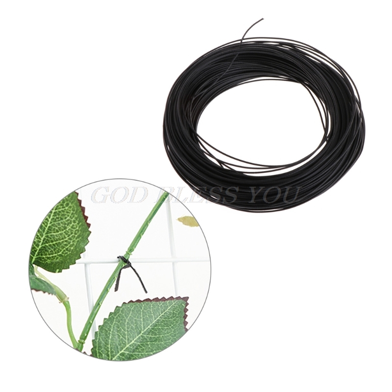 Wire String Plastic 40m Garden Coated Black Twist Wire String Tie Roll... – Grandado