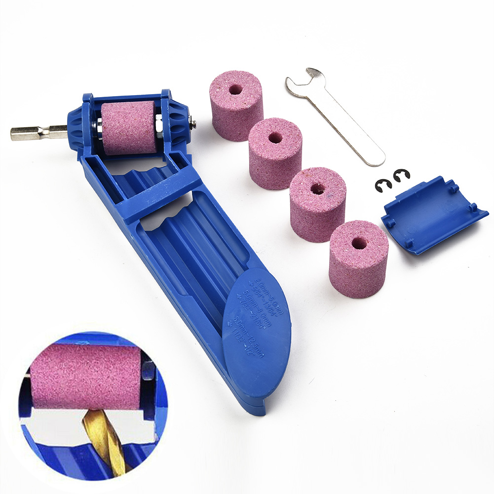 Portable Drill Bit Sharpener ABS Plastic Corundum ... – Vicedeal