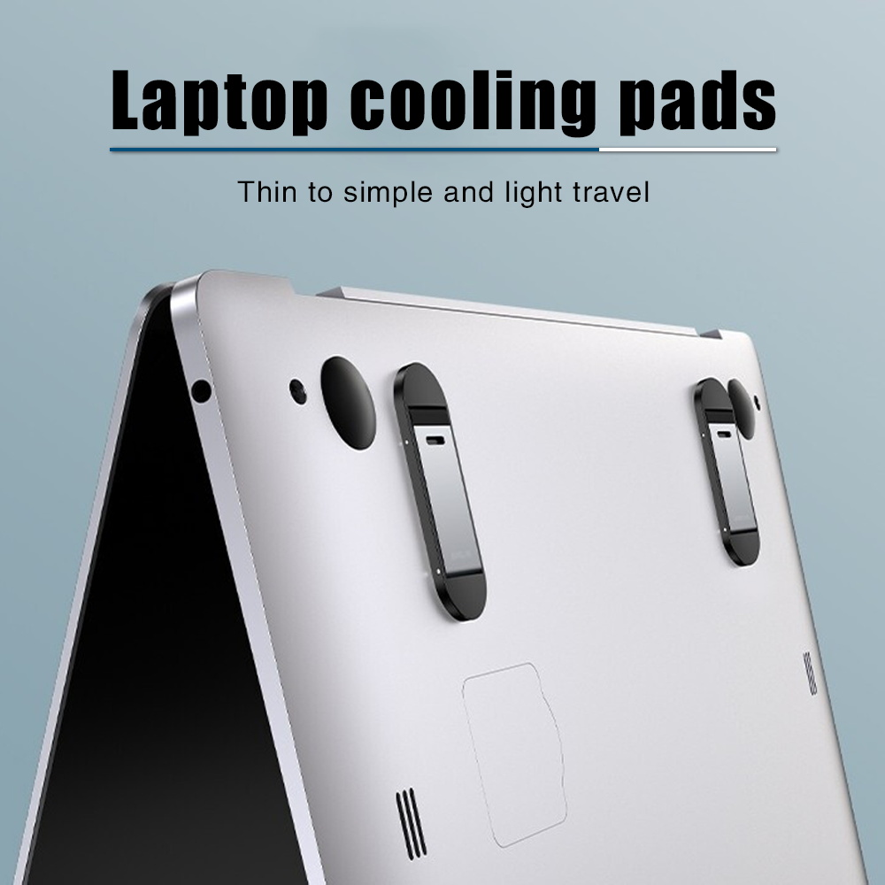 Laptop Standaard Voor Computer Toetsenbord Houder Mini Draagbare Benen Laptops Staat Voor Macbook Huawei Xiaomi Notebook Aluminium Ondersteuning