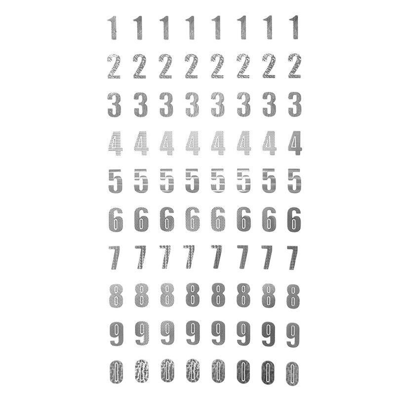 Pegatinas digitales con letras para álbum, etiquetas con números, bricolaje, decoración de cuaderno, manualidades de papel, álbum de recortes, Q0KA: 4