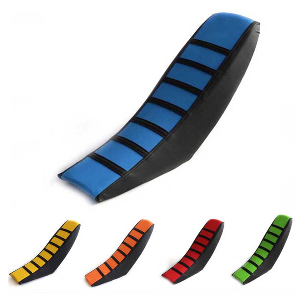 Funda para asiento de moto de PVC antideslizante y gruesa de PVC para moto de cross Bike, funda para cojín, pinza suave Universal duradera para Yamaha