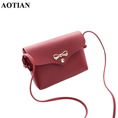 AOTIAN Vintage Bogen Kleine Handtaschen Frauen Abend Kupplung Damen Mobilen Geldbörse Schulter Messenger Cross body Taschen Kleine Kupplung A30: Rot