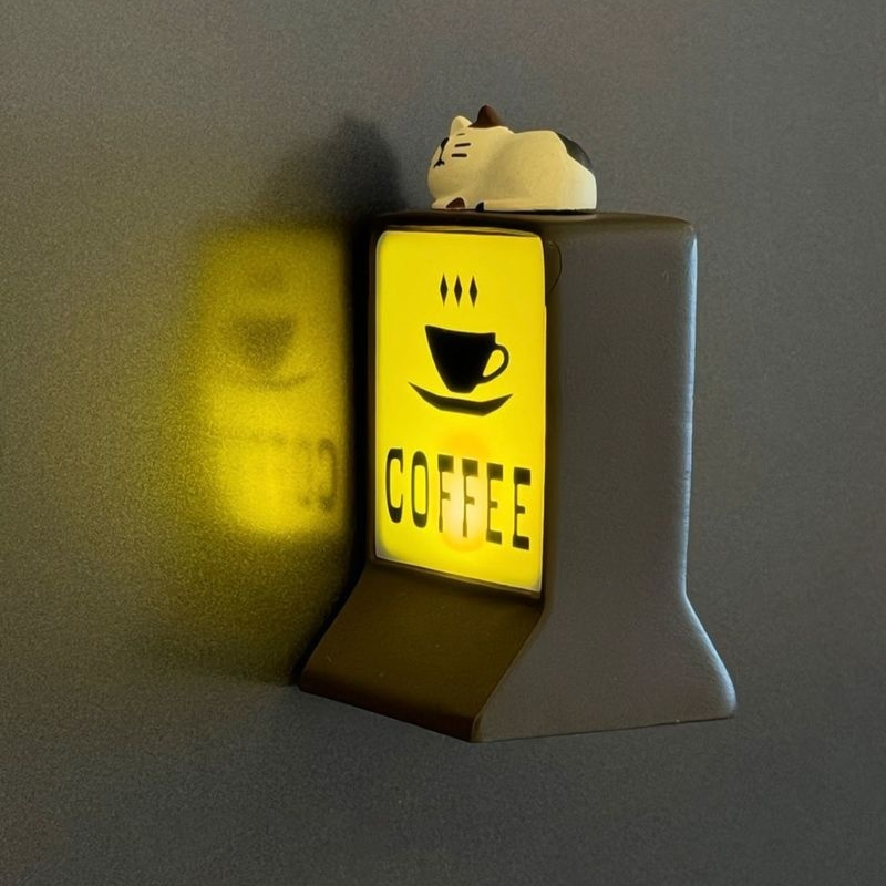 Mini Refrigerator Sticker Convenience Store Magnetic Light Box Display Board with Luminous Light Box Model Ornament
