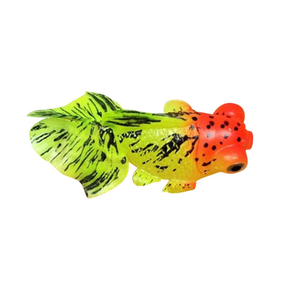 Picture of Lovely Luminous Artificial Goldfish Silicone Aquar... – Grandado