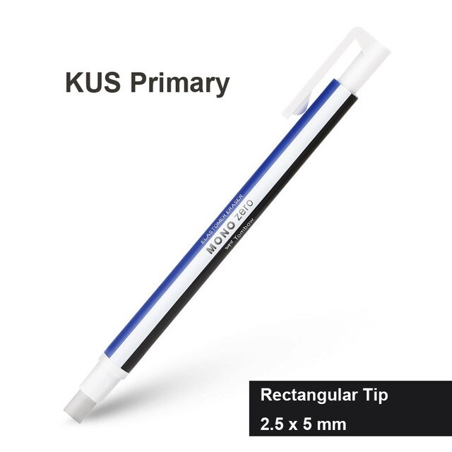 Gomme à effacer de peinture douce hetrône plat/pointe en caoutchouc Super Fine Type de stylo gomme à crayon de haute précision professionnelle pour Manga Highligh: 1