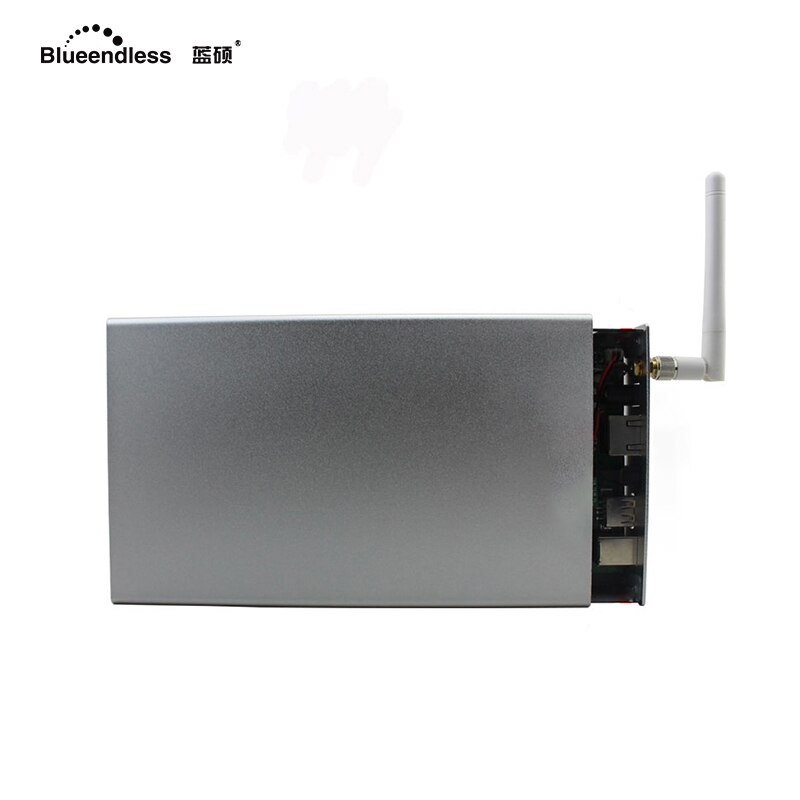 Bleendless Caso del Disco Rigido Esterno Wifi Antenna In Alluminio 3.5 Hard Disk Sata USB Box E ALLOGGIAMENTI PER HDD Router Wireless HDD Nas Caddy Box