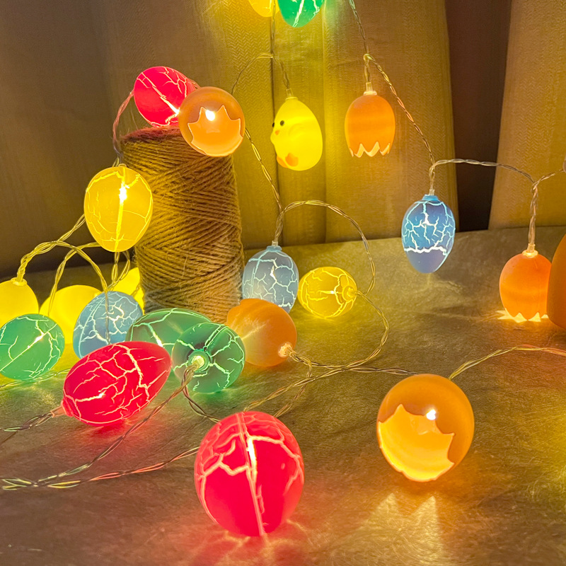 Décorations d'arbre lumineux LED en bouleau de pâques, 60cm, pour Table de maison, œuf de pâques, ornement suspendu, arbre organique, fournitures de fête de pâques