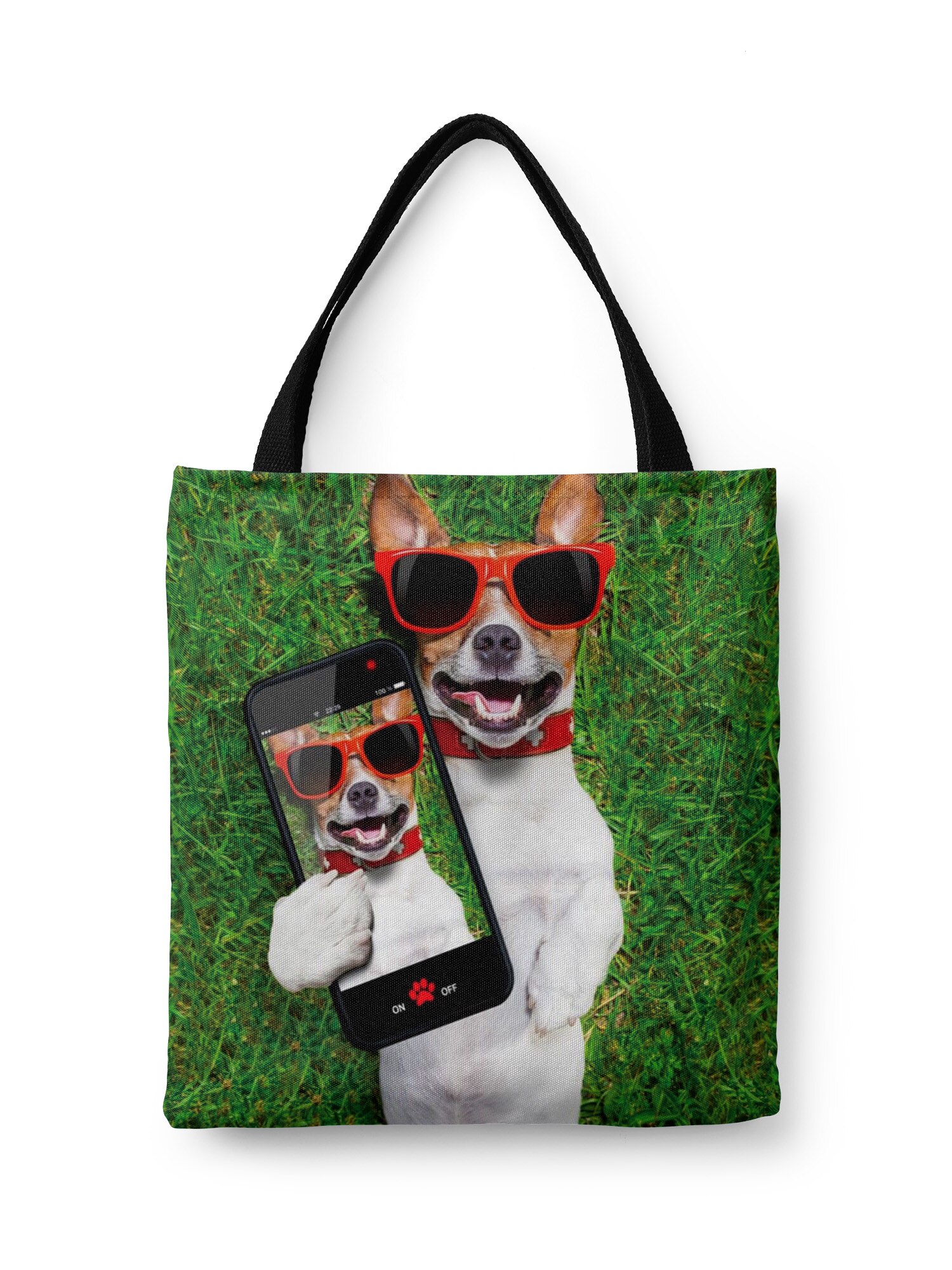 Volledig Gedrukt Draagtas Met Rits Kleurrijke Patroon Vrouwen Shopper Tas Meisje School Opslag Boek Schoudertas: style2 / WithOut Zipper