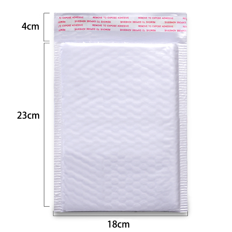 100 Pcs White Foam Envelope Bag Different Specifications Mailers Padded Envelope With Bubble Mailing Bag: 18x23