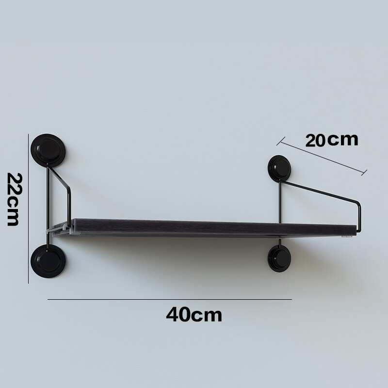 Wall Mounting Free Rack Simple Living Room Background Wall Bookcase Home Simple Combination Book Shelf: 3