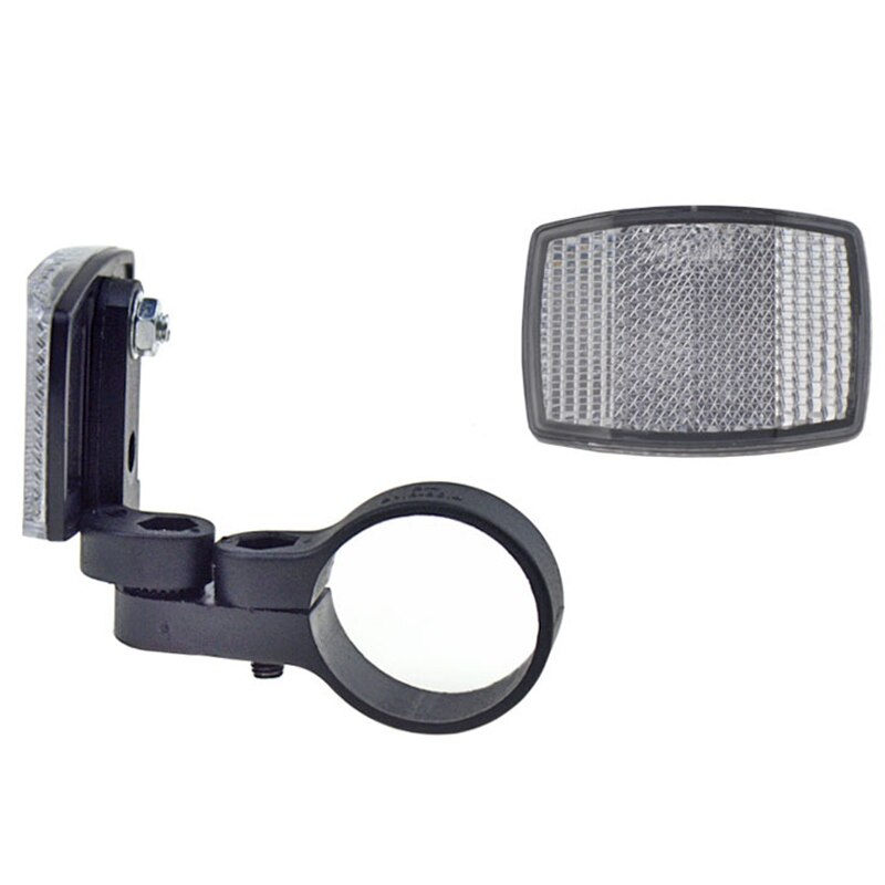 Vakmanschap Fiets Reflectoren Voor & Achter Set Mountainbike Nacht Waarschuwing Plastic Plaat Fiets Accessoire Eenvoudige Installatie