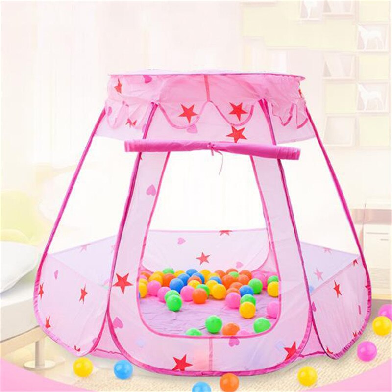 Stijl Kids Oceaan Bal Pit Pool Speelgoed Outdoor En Indoor Baby Speelgoed Tenten Baby Meisjes Fairy Huis Tent Prinses spelen Tent