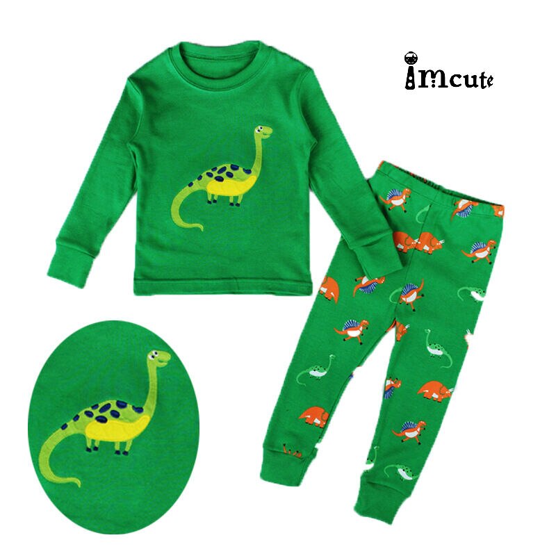 Kinderen Boy Baby Meisjes Dinosaurus Pyjama Set Outfit Nachtkleding Nachtkleding Homewear