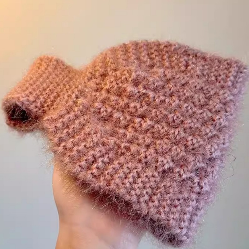 Vinter varmt stickat pannband vindtätt ullstickning varmt hårband kall höst täcka öron termisk huvudbonad håraccessoarer