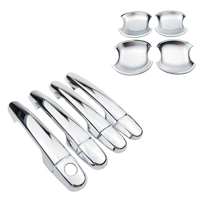 Chrome Exterieur Deurgreep Cover Trim Auto Sticker Voor Toyota Corolla Yaris Vios Hilux Vigo 2005